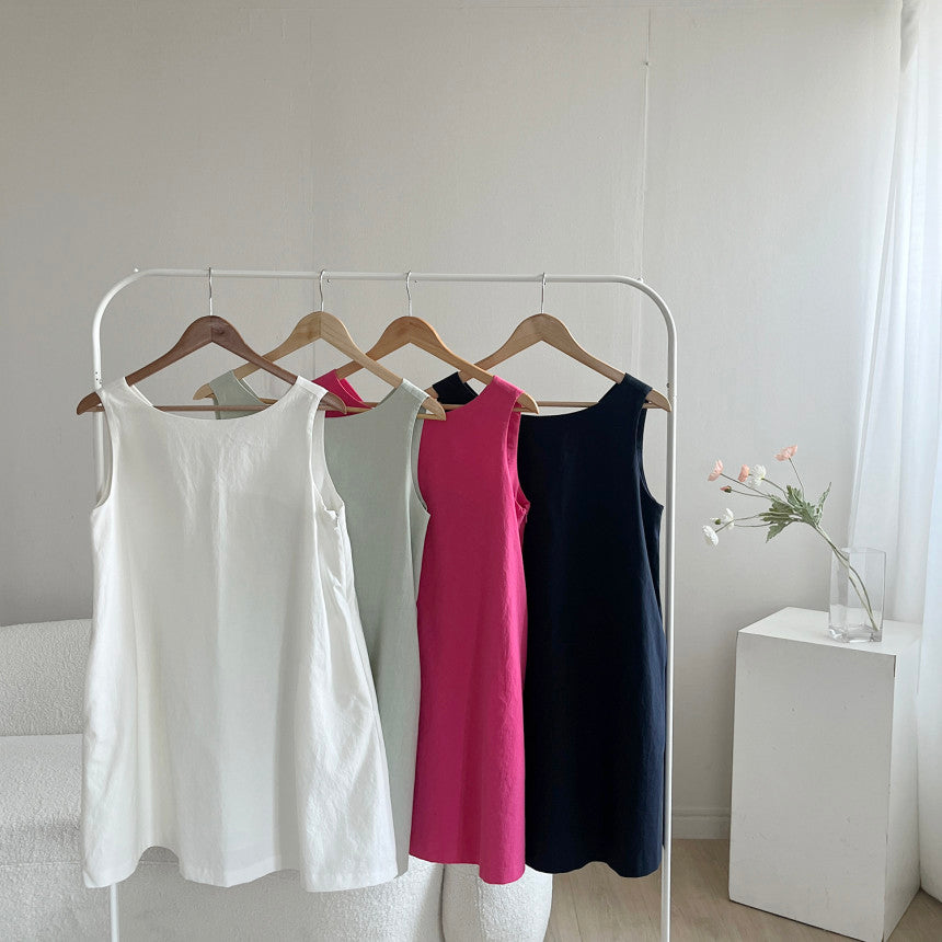 TWO WAY LINEN ONE-PIECE