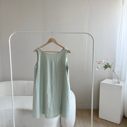 TWO WAY LINEN ONE-PIECE