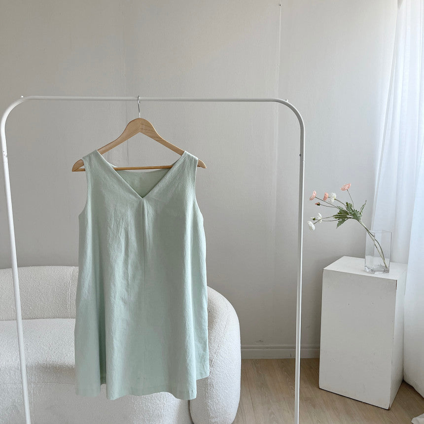 TWO WAY LINEN ONE-PIECE