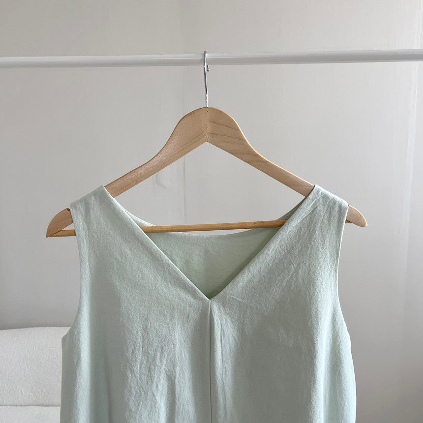 TWO WAY LINEN ONE-PIECE