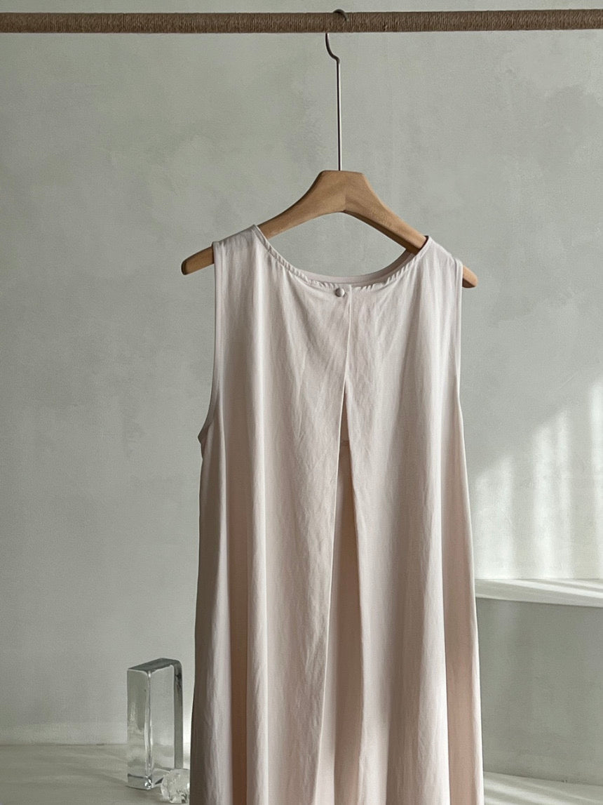 RUFF LINEN DRESS