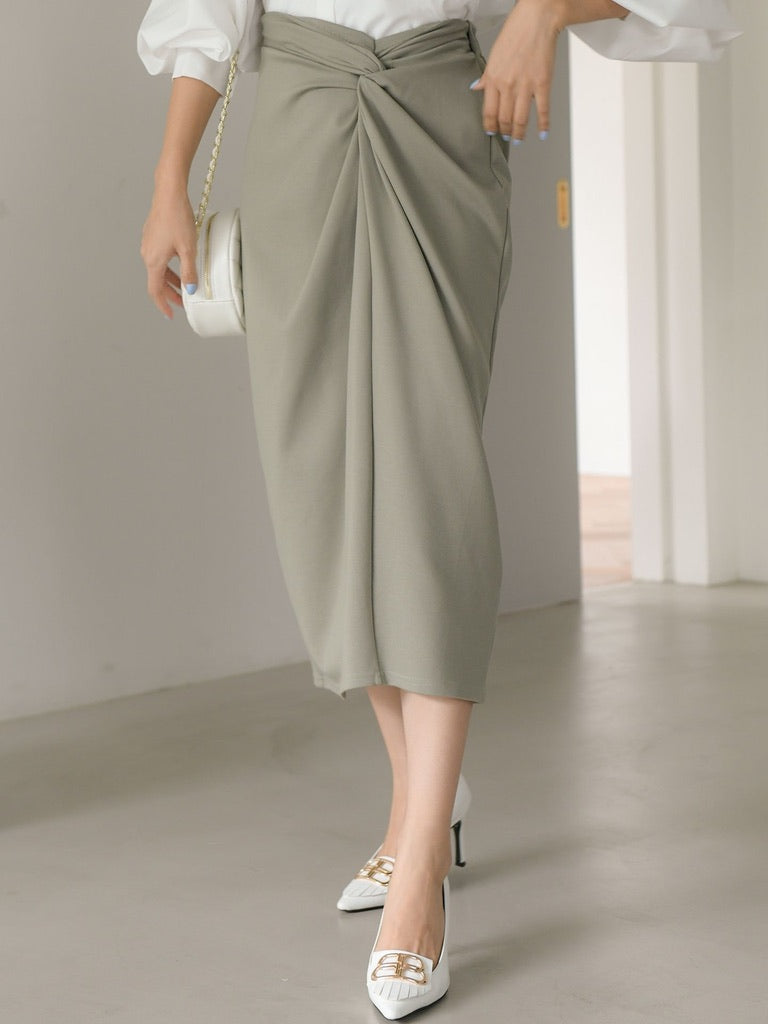 TWIST BANDING SKIRT