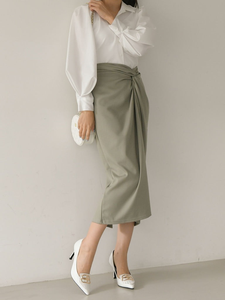 TWIST BANDING SKIRT