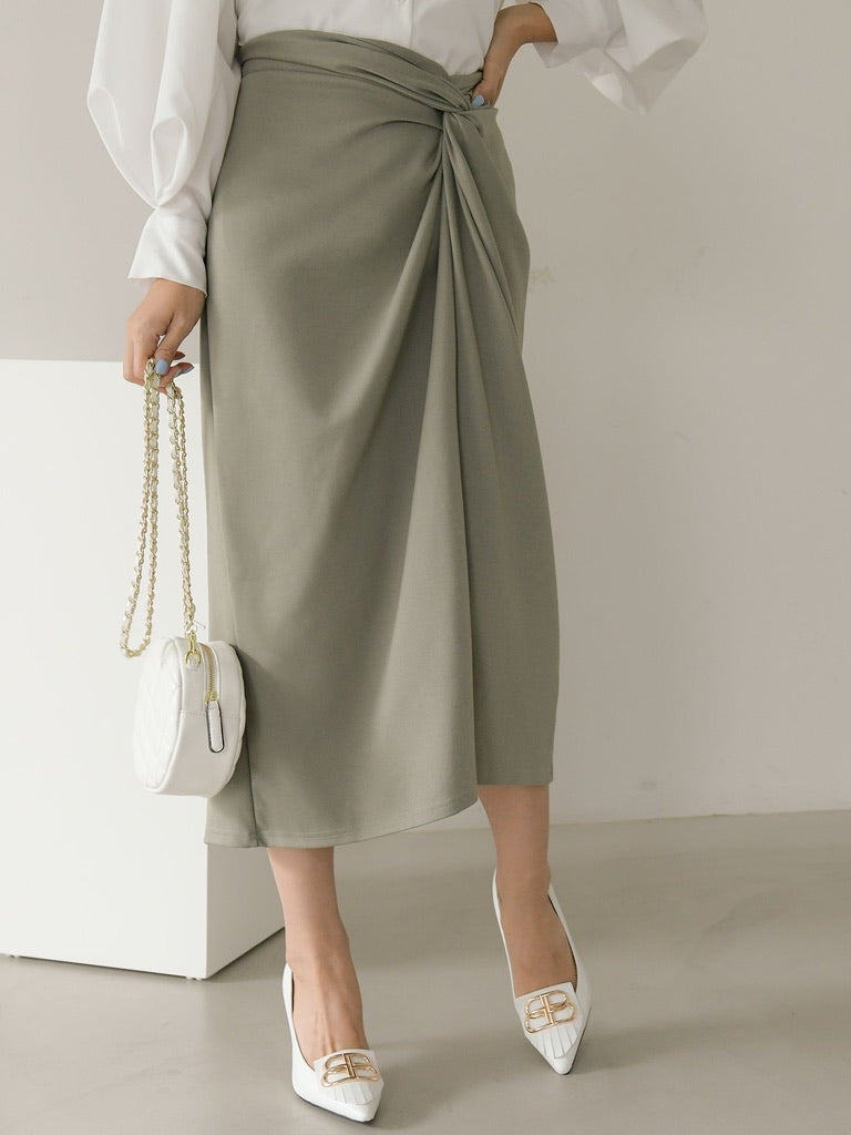 TWIST BANDING SKIRT