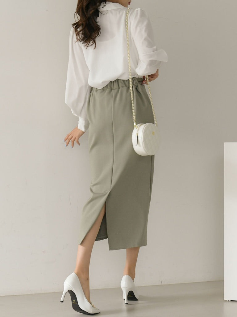 TWIST BANDING SKIRT