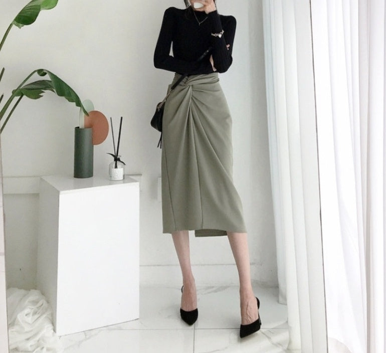 TWIST BANDING SKIRT