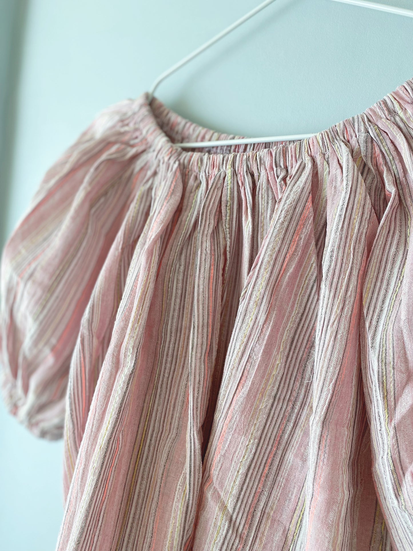 STRIPE BANDING BLOUSE