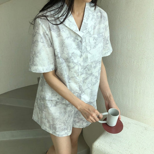 FRENCH HOME PAJAMA SET