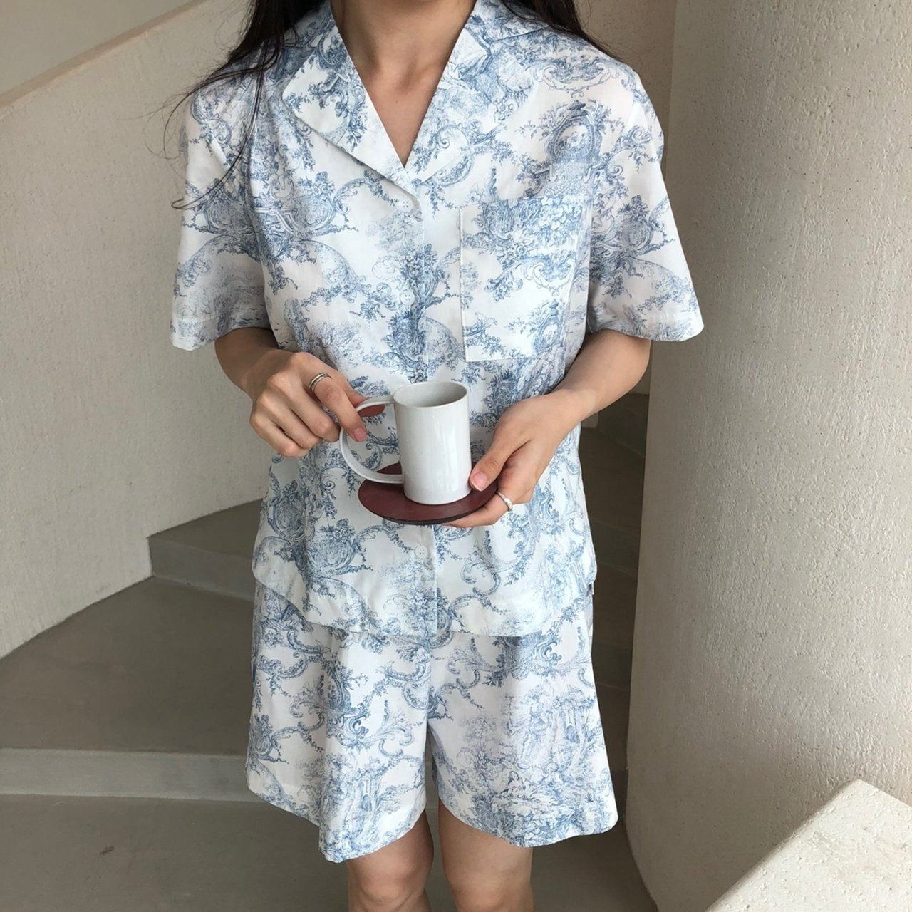 FRENCH HOME PAJAMA SET